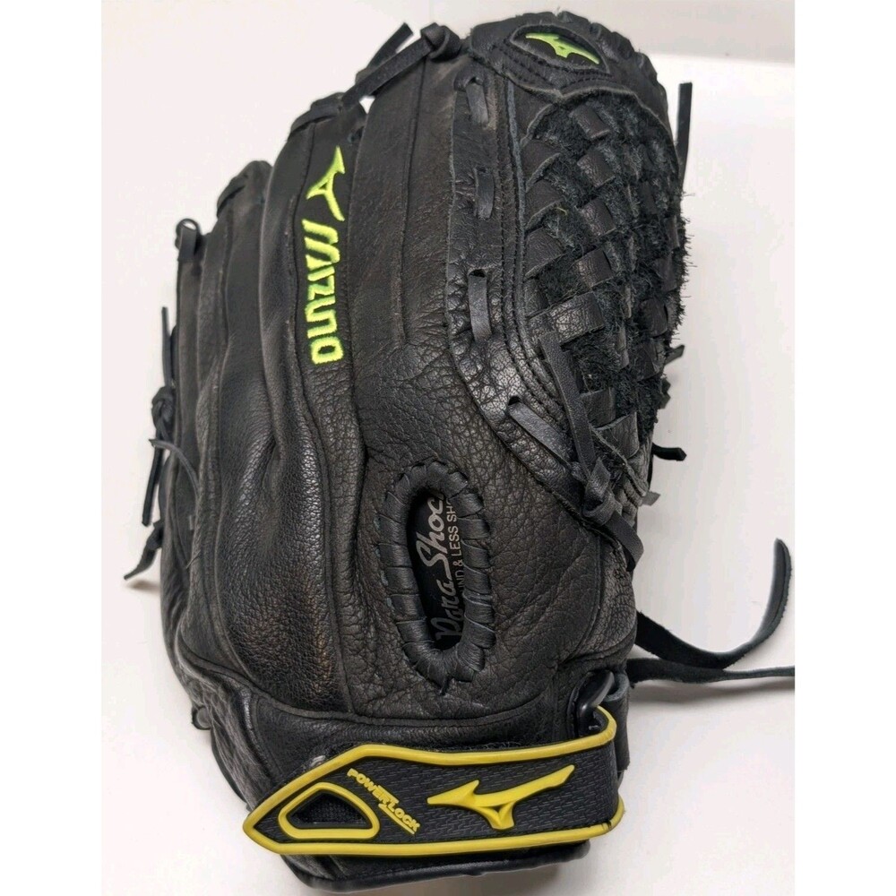 Mizuno GPL 1250F1 12.5" LH Catch RH Throw Black Fast Pitch Softball Glove Mitt